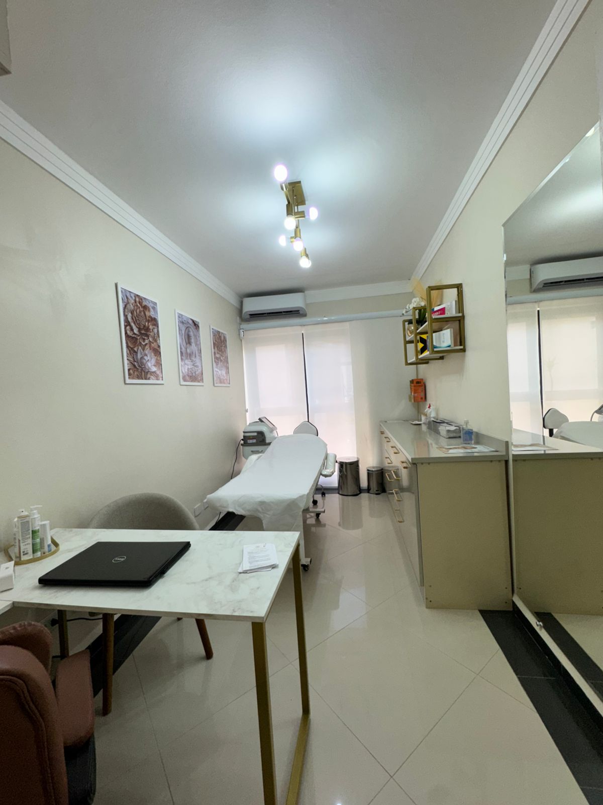 Sala de procedimentos da Clínica de Estética Avançada Guarulhos
